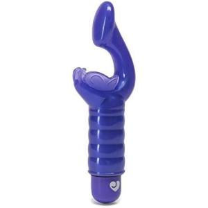 Lovehoney Blue G-Kiss Fluttering G-Spot Vibrator – Soft Plastic – Waterproof & Beginners Friendly