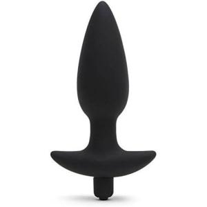 Lovehoney Butt Tingler Vibrating Butt Plug – 4 Inch Silicone Anal Plug – Beginner Friendly with Flared Base – 7 Vibration Modes & 3 Speeds – Waterproof – Black(4.5 in)