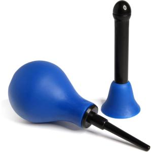Lovehoney Deluxe Blue Anal Douche Kit – Soft Plastic – 2 Piece Kit – 200ml