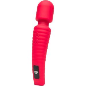 Lovehoney Dream Wand Vibrator for Women | Silicone Mini Vibrator Wand | Personal Clitoral & Body Massager with 11 Vibration Modes Adult Sex Toys & Games | Waterproof Couples Sex Toys | Red(Red)