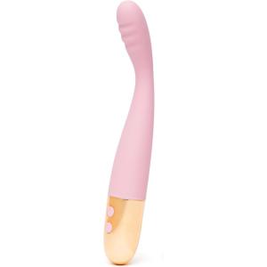 Lovehoney G-Thriller Finger G Spot Vibrator | Flexible Powerful Wand Vibrator for Women | 10 Vibration Patterns | Ribbed Vibrating Dildo Adult Sex Toys for Couples | Personal Massager Stimulator |Pink