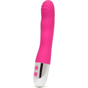 Lovehoney G-Thriller Thrusting G Spot Vibrator | Ribbed 5 inch Silicone Vibrating Dildo for Women | Powerful Thrusting Dildo Adult Sex Toys for Couples | Sexual Pleasure Tool Massager | Pink