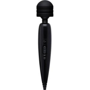 Lovehoney Powerful Electric Handheld Massager – Mains Powered Body Massage Tool with 12 Vibration Modes – Flexible Neck for Muscle Aches in Back, Neck, Shoulders, Legs – Black(Black)