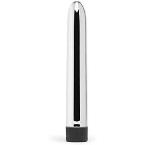 Lovehoney Silver Seducer Classic Vibrator – Plastic – Multispeed Vibrations – Waterproof