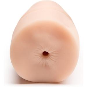 Lovehoney Thrust Pro Mini Andi Ass Male Masturbator – 5 Inch Extra Tight Anal Penetration with Ultra Ribbed Canal – Vibrator Compatible Male Sex Toy – Waterproof – 205g – Flesh Pink