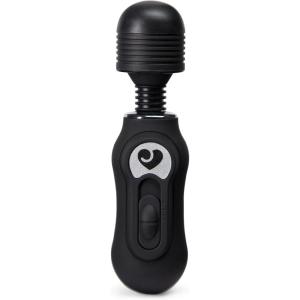 Lovehoney White Micro Wand Vibrator with Flexible Neck – Plastic – 3 Speed(Black)