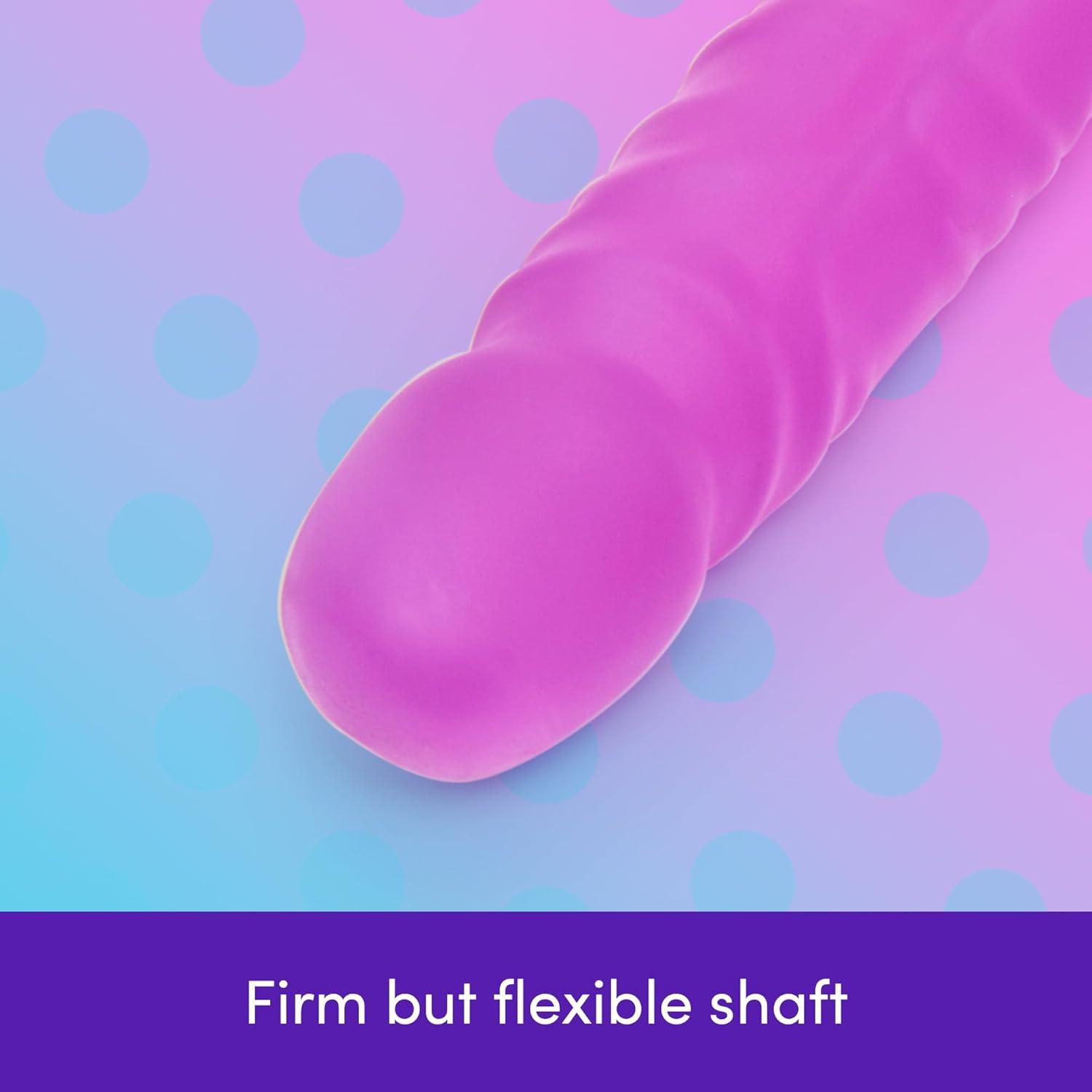 imageLovehoney Double Ended Dildo 12 inch Large Realistic Dildo Long Dong Flexible Anal Toy for Men Thick Double Sided Penis G Spot Massager Adult Sex Toys for Women Couples amp Lesbians Purple