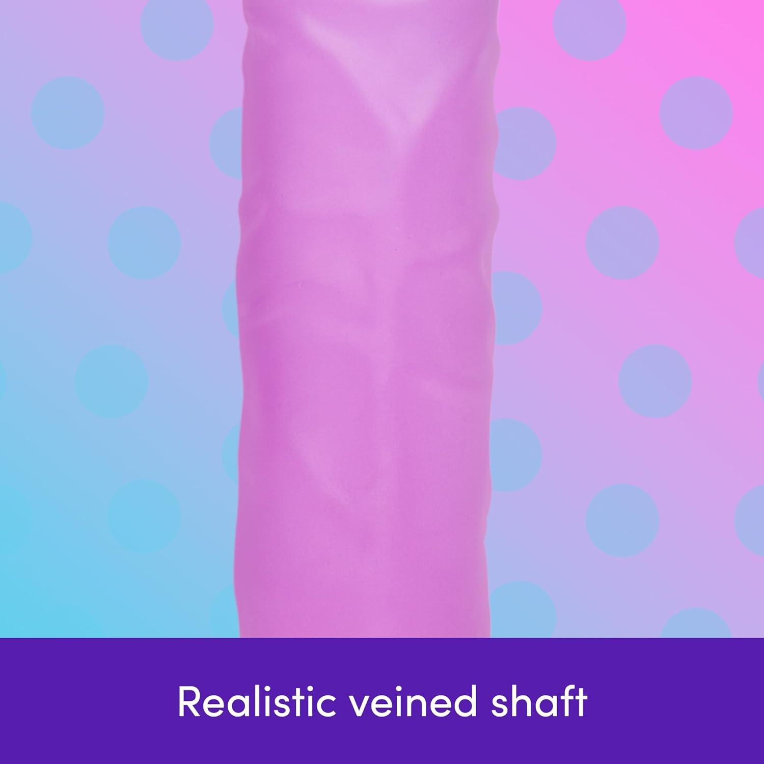 imageLovehoney Double Ended Dildo 12 inch Large Realistic Dildo Long Dong Flexible Anal Toy for Men Thick Double Sided Penis G Spot Massager Adult Sex Toys for Women Couples amp Lesbians Purple