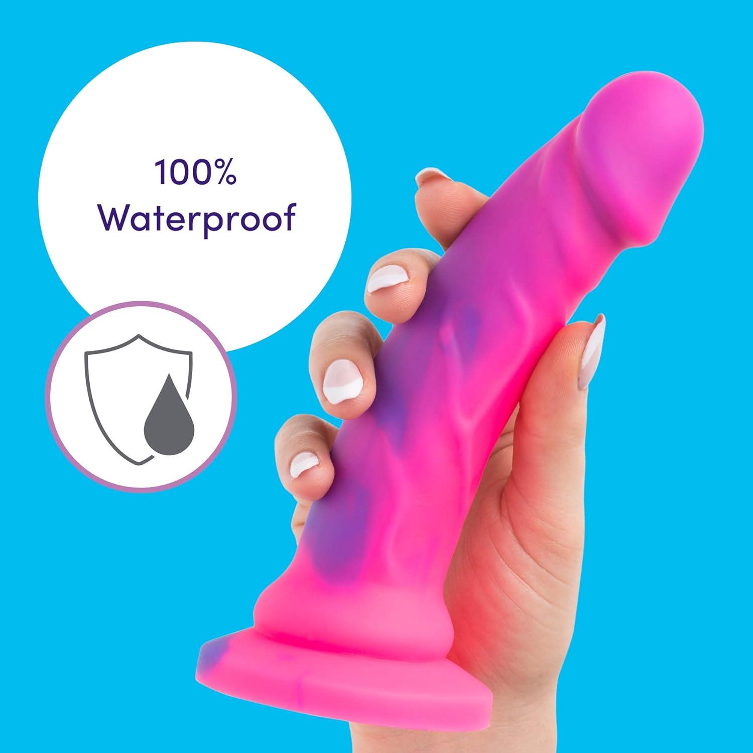 imageLovehoney Lifelike Lover Luxe Realistic Dildo 7 Inch Suction Cup Dildo for Women Multicoloured Smooth Silicone Harness Compatible Strap On Adult Sex Toy Waterproof PinkPink