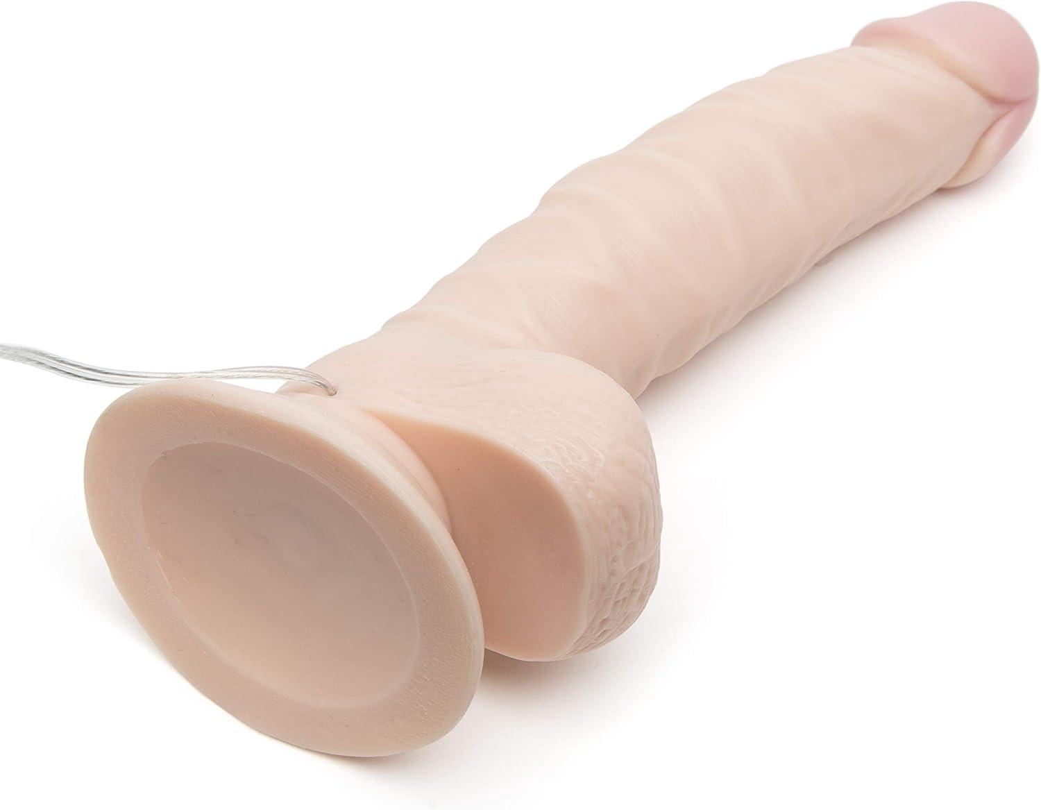 imageLovehoney Lifelike Lover Vibrating Dildo 8 Inch Realistic Dildo Suction Cup with Wired Remote Control Vibrator for Women 10 Vibration Functions Adult Sex Toy BlackFlesh Pink