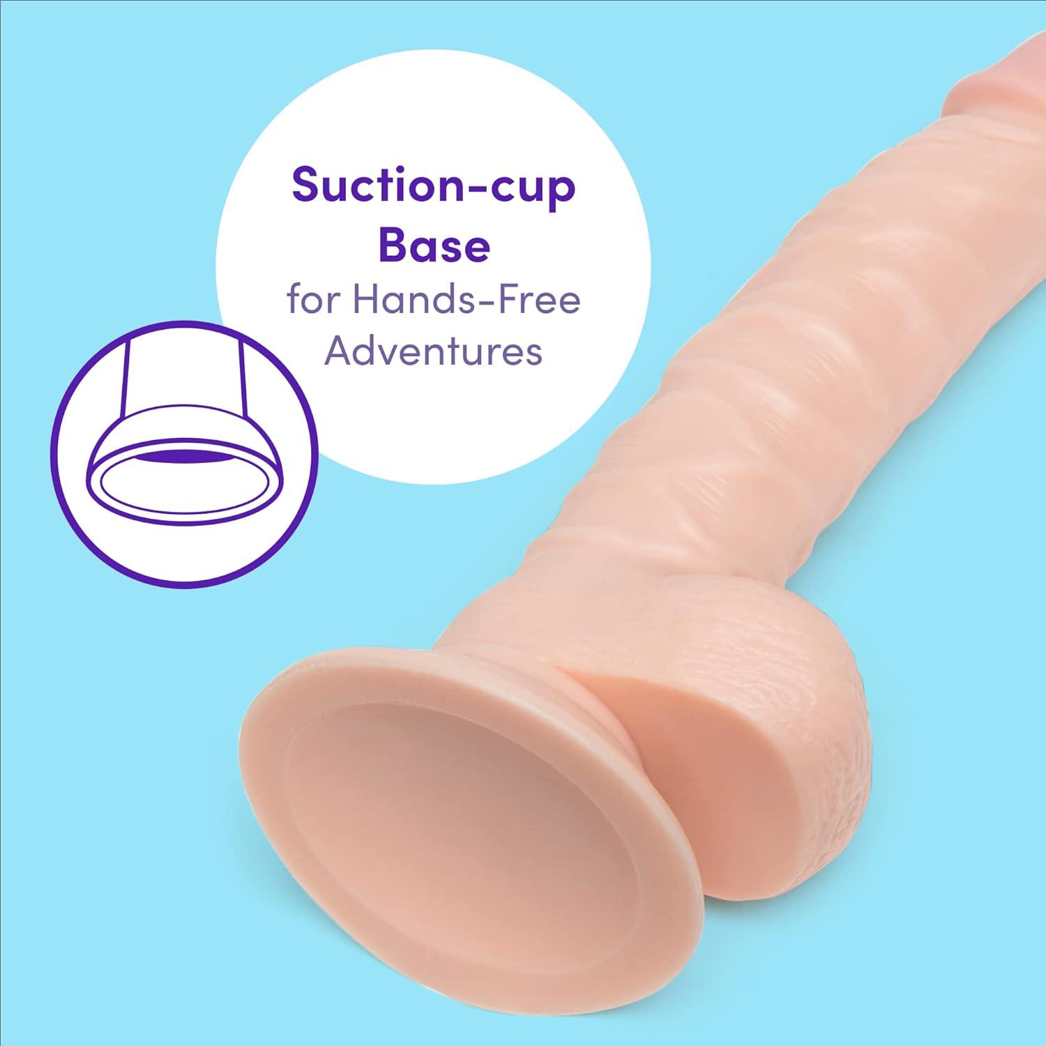 imageLovehoney Lifelike Realistic Dildo Adult Toys for Women amp Men 8 inch Suction Cup Dildo for Anal Play amp G Spot Stimulation Harness Compatible Strap On for Pegging Play Couples Sex Toys BlackPink