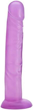 imageLovehoney Realistic Dildo 7 Inch with Suction Cup Girthy Dildo for Women Thick Firm but Flexible Harness Compatible Strap On Adult Sex Toy Waterproof ClearPurple