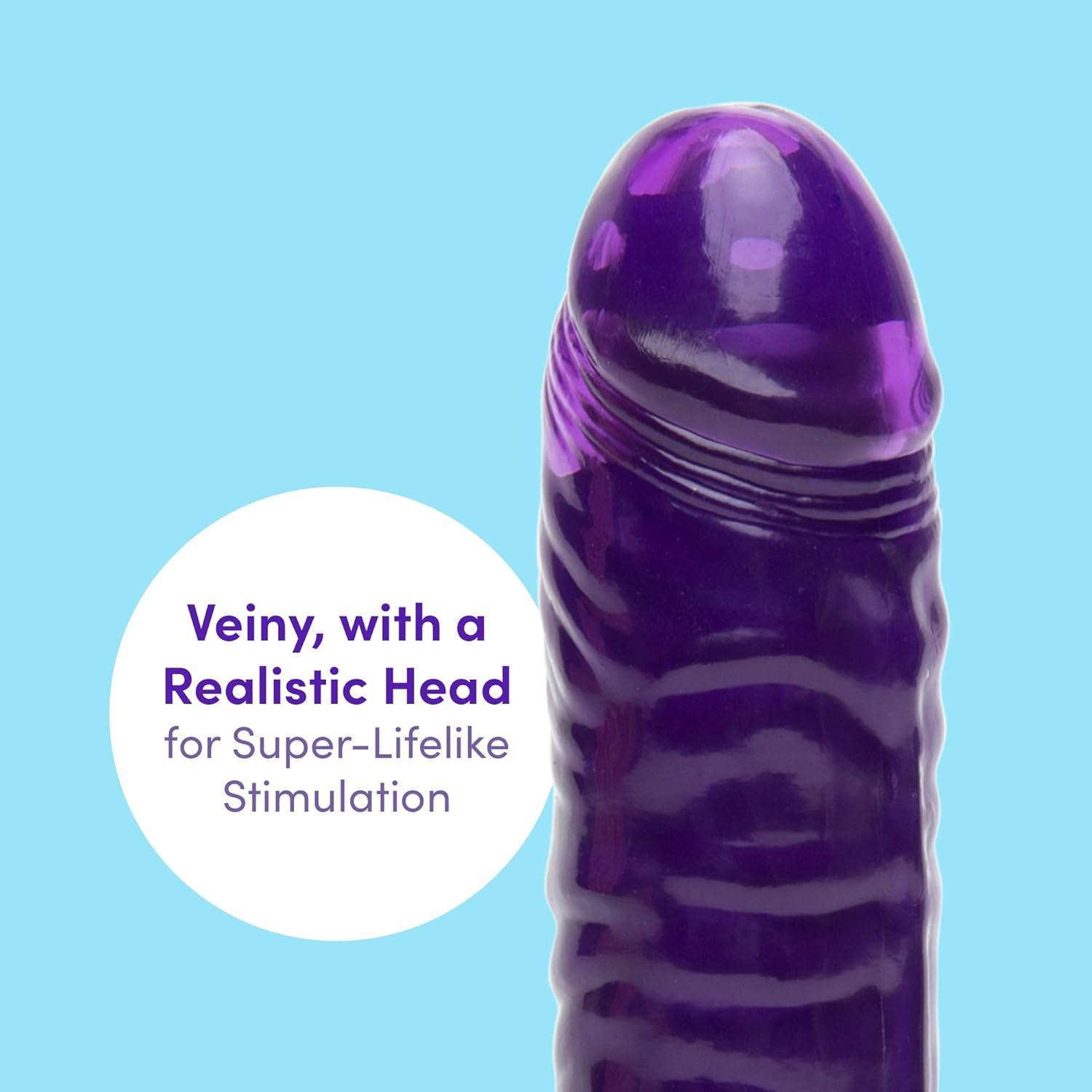 imageLovehoney Vibrating Dildo 5 Inch Realistic Dildo Firm Multispeed Vibrator for Women Beginner Friendly amp Small Twist Base Multispeed Vibrator Adult Sex Toy Purple