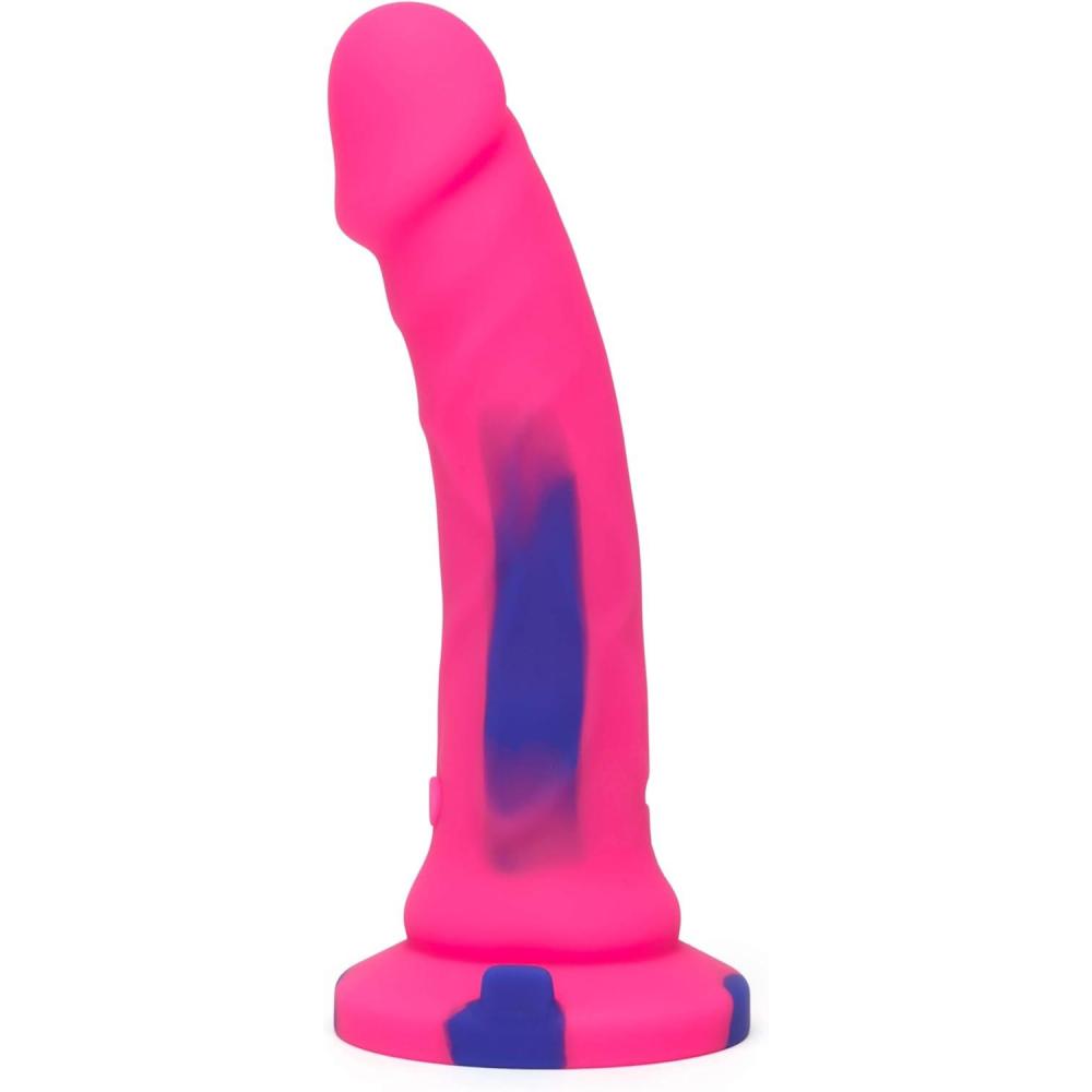 imageLovehoney Lifelike Lover Luxe Realistic Dildo  7 Inch Suction Cup Dildo for Women  Multicoloured Smooth Silicone  Harness Compatible Strap On  Adult Sex Toy  Waterproof  PinkPink  Vibrating