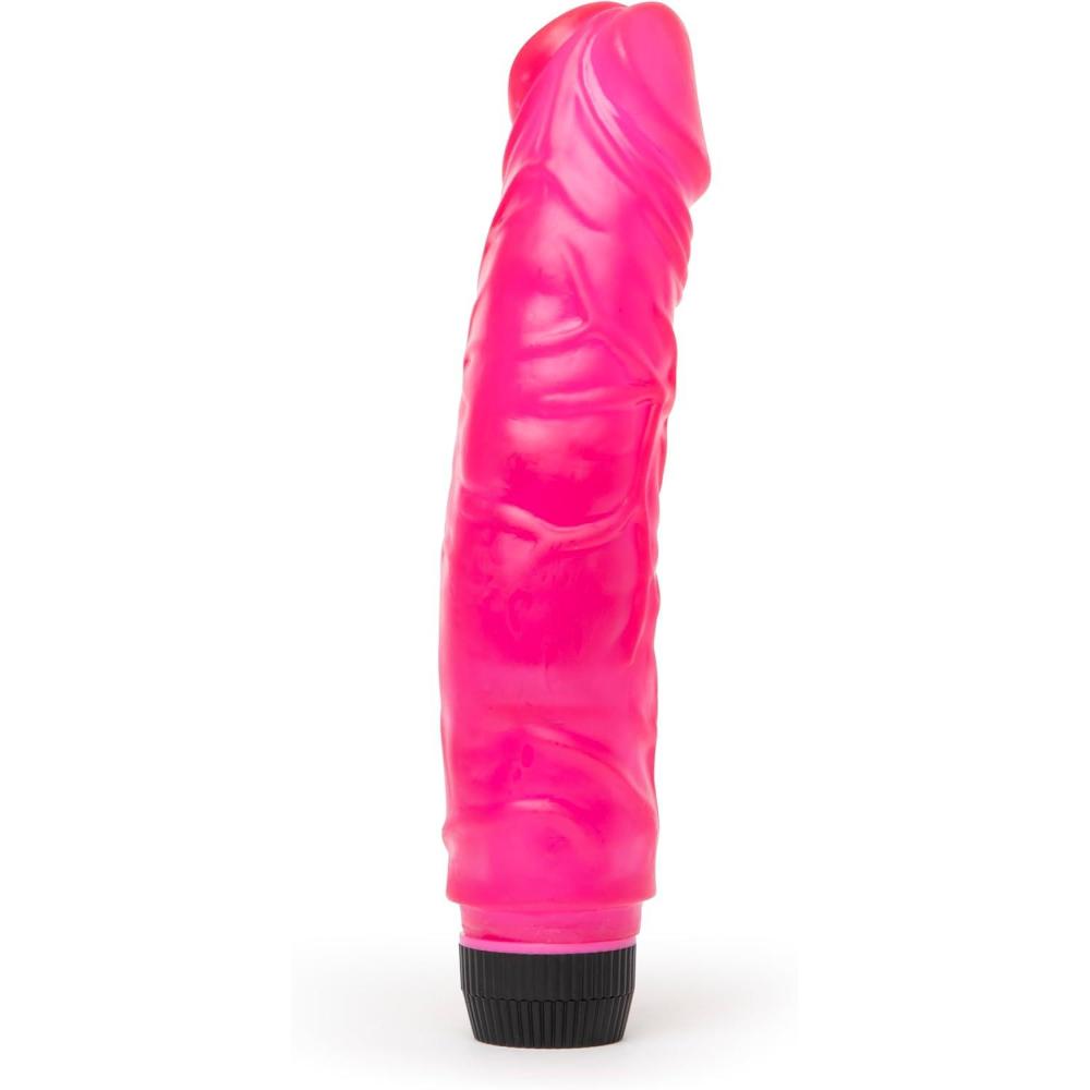 imageLovehoney Vibrating Dildo 8 Inch Realistic Dildos Multispeed Sex Toy for Women and Couples Pink Waterproof