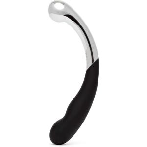 Fifty Shades of Grey Sweet Pressure Double Ended Dildo | 5 inch Silicone Stimulator Couples Sex Toy | Weighted Metal Temperature Play Dildo | Curved Penis G Spot Massager Adult Sex Toys for Women