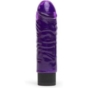 Lovehoney Vibrating Dildo – 5 Inch Realistic Dildo – Firm Multispeed Vibrator for Women – Beginner Friendly & Small – Twist Base Multispeed Vibrator – Adult Sex Toy – Purple
