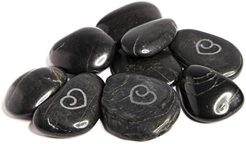 imageLovehoney Oh Hot Massage Rocks with Drawstring Bag Pebbles of Varied Sizes Pack of 9