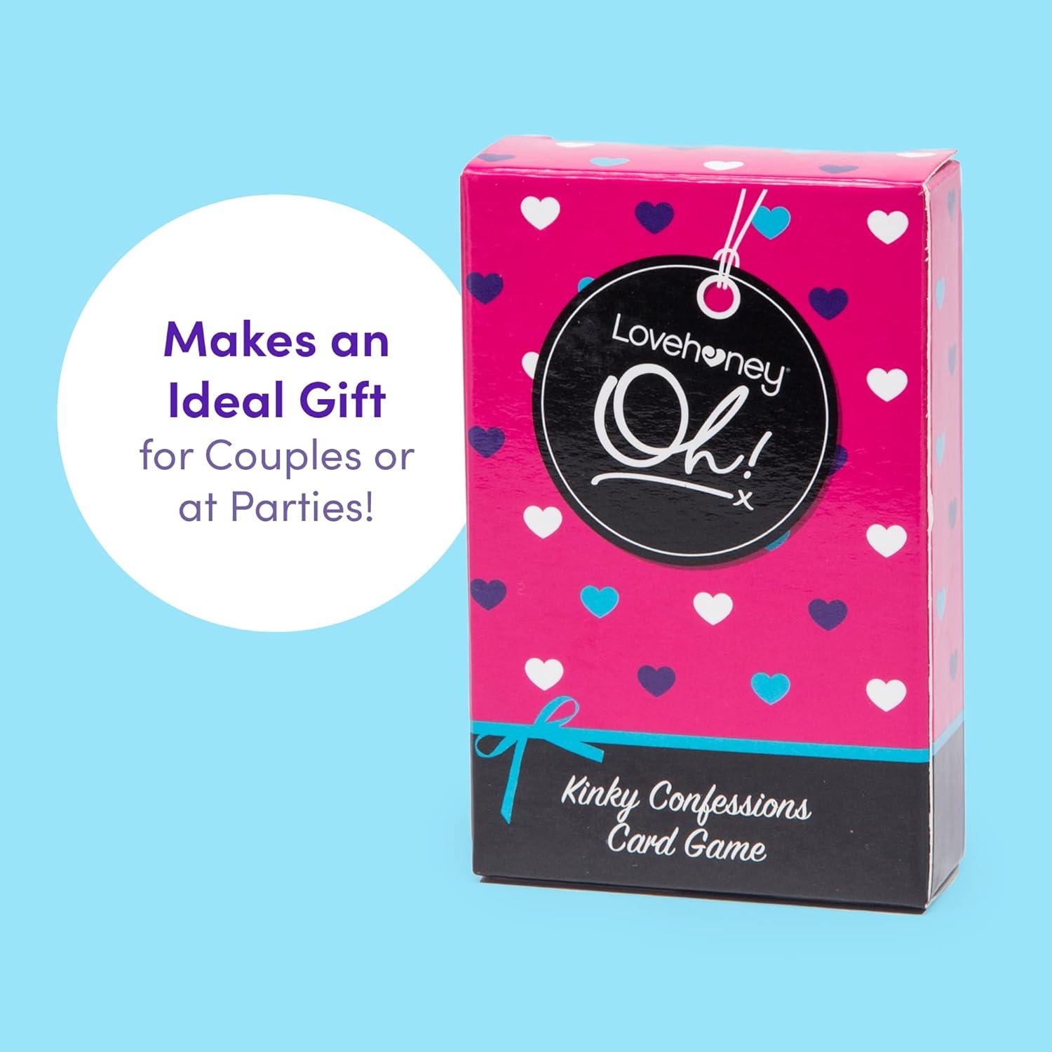 imageLovehoney Oh Kinky Confessions Truth or Dare Card Game for Couples 52 Pack