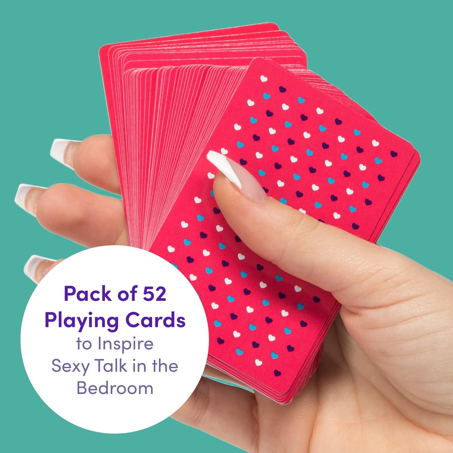 imageLovehoney Oh Talk Dirty Playing Cards with Phrase amp Instruction for Adults Pack of 52