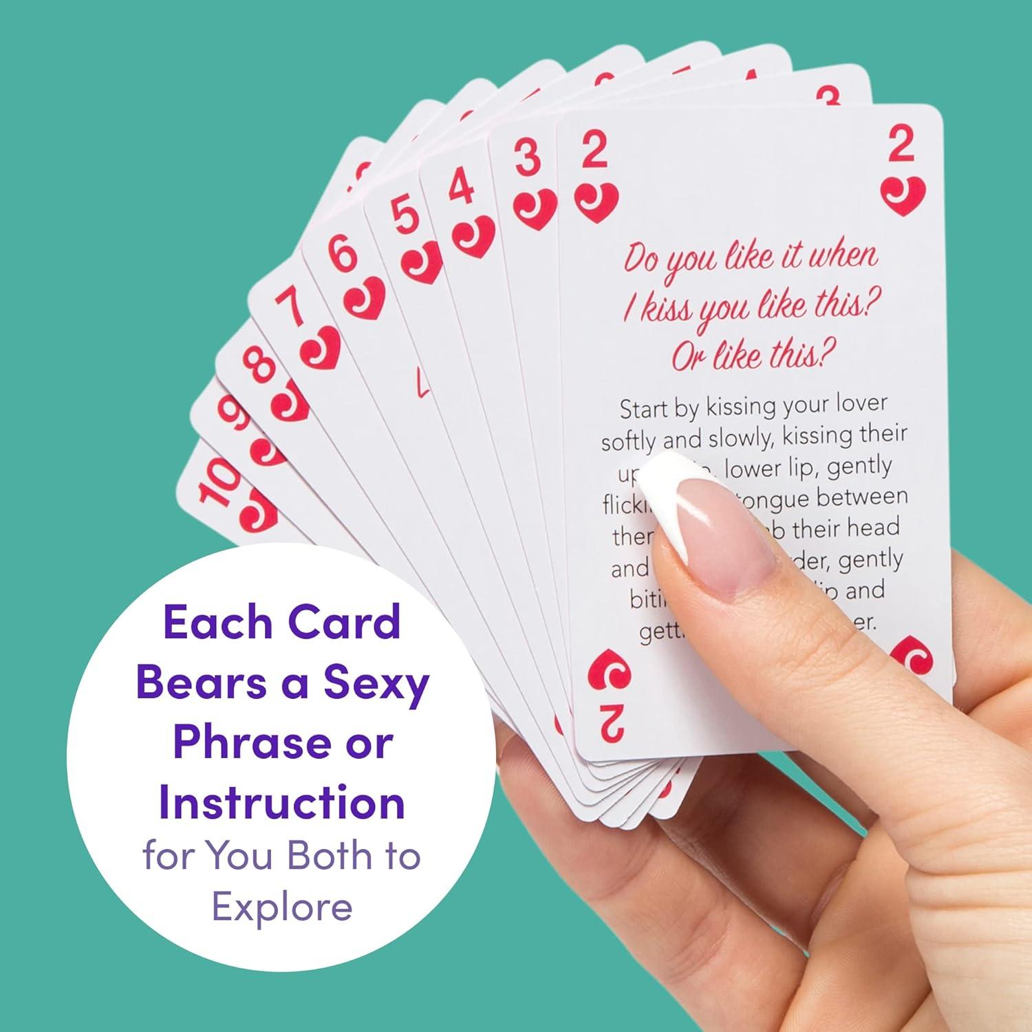 imageLovehoney Oh Talk Dirty Playing Cards with Phrase amp Instruction for Adults Pack of 52