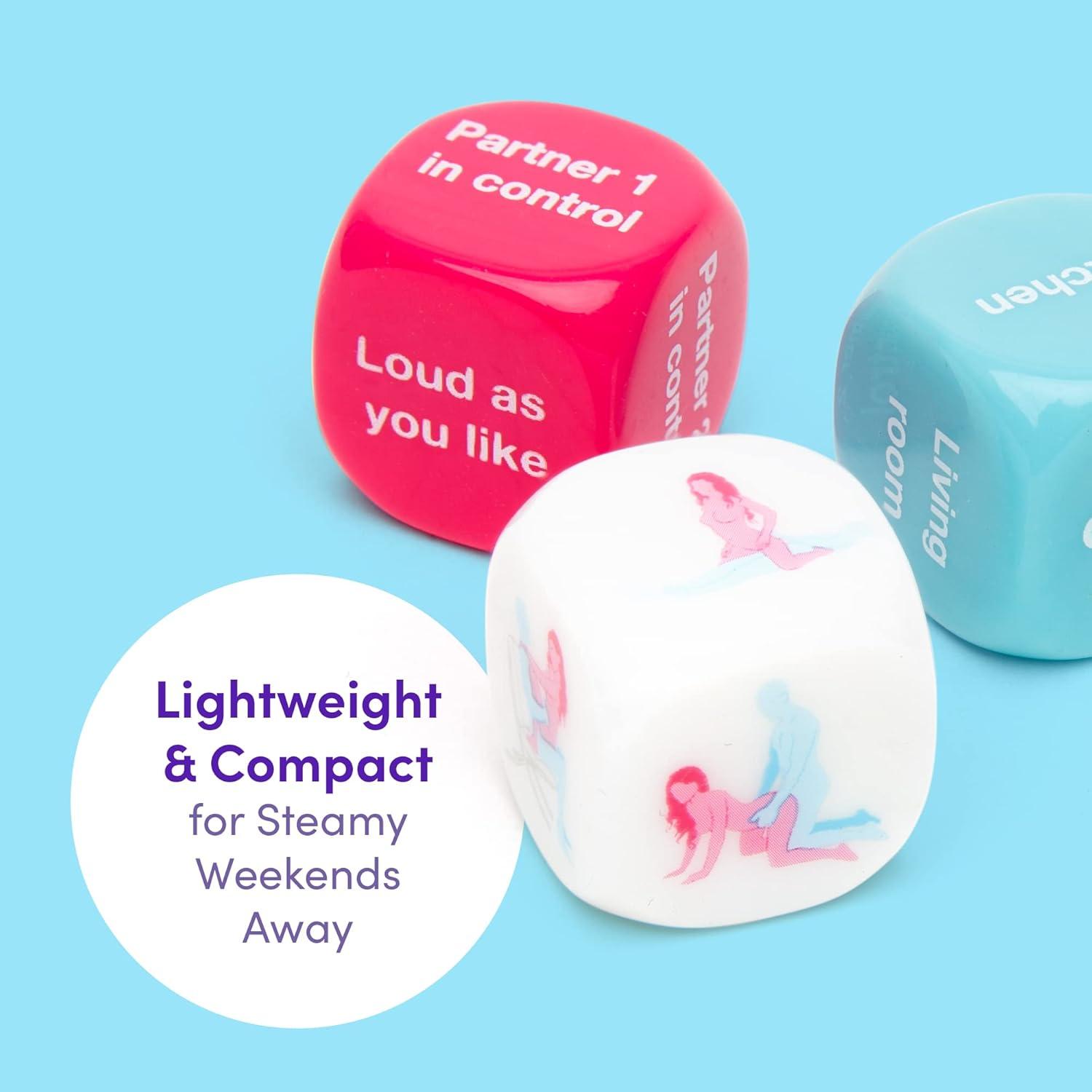 imageLovehoney Position of The Week Dice Game for Adults Plastic Lightweight amp Compact