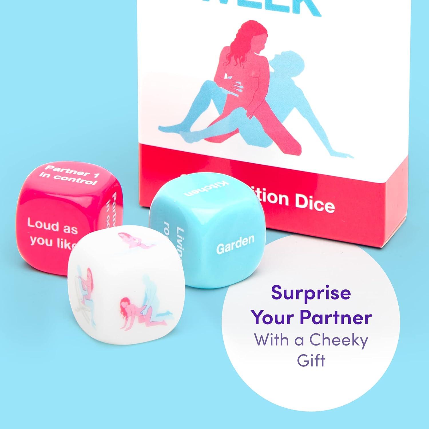 imageLovehoney Position of The Week Dice Game for Adults Plastic Lightweight amp Compact