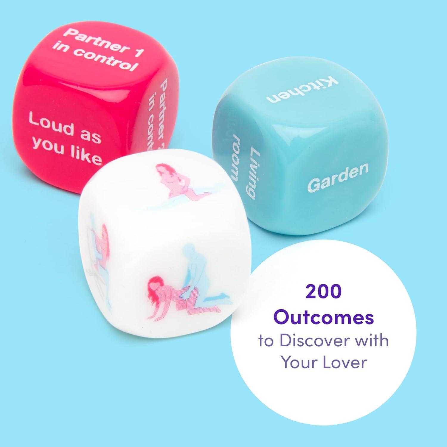 imageLovehoney Position of The Week Dice Game for Adults Plastic Lightweight amp Compact