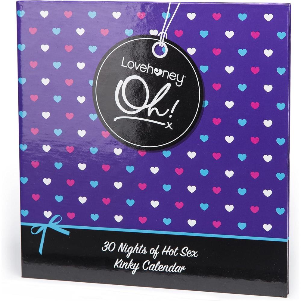 imageLovehoney Oh 30 Nights of Hot Sexy Kinky Calendar for Couples Hardback Instructions on Every Day