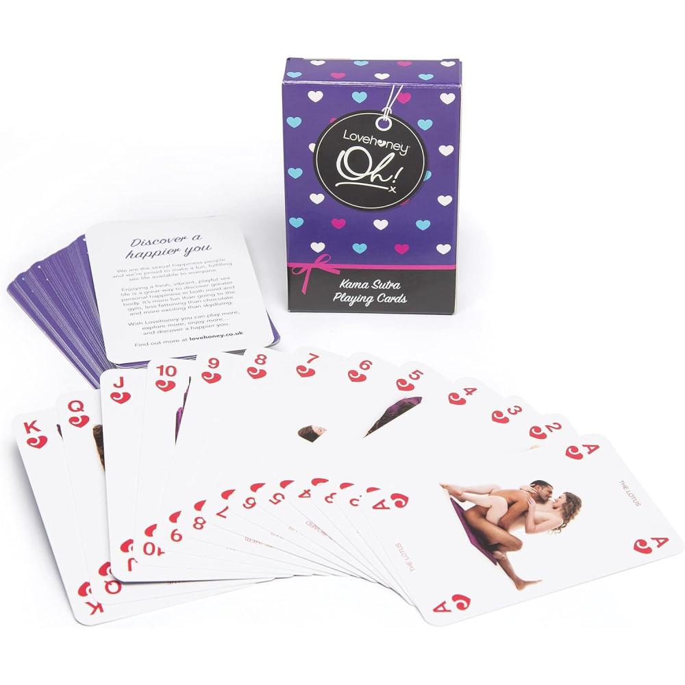 imageLovehoney Oh Kama Sutra Playing Cards with Clear Images for Adults Pack of 52