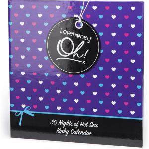 Lovehoney Oh! 30 Nights of Hot Sexy Kinky Calendar for Couples – Hardback – Instructions on Every Day