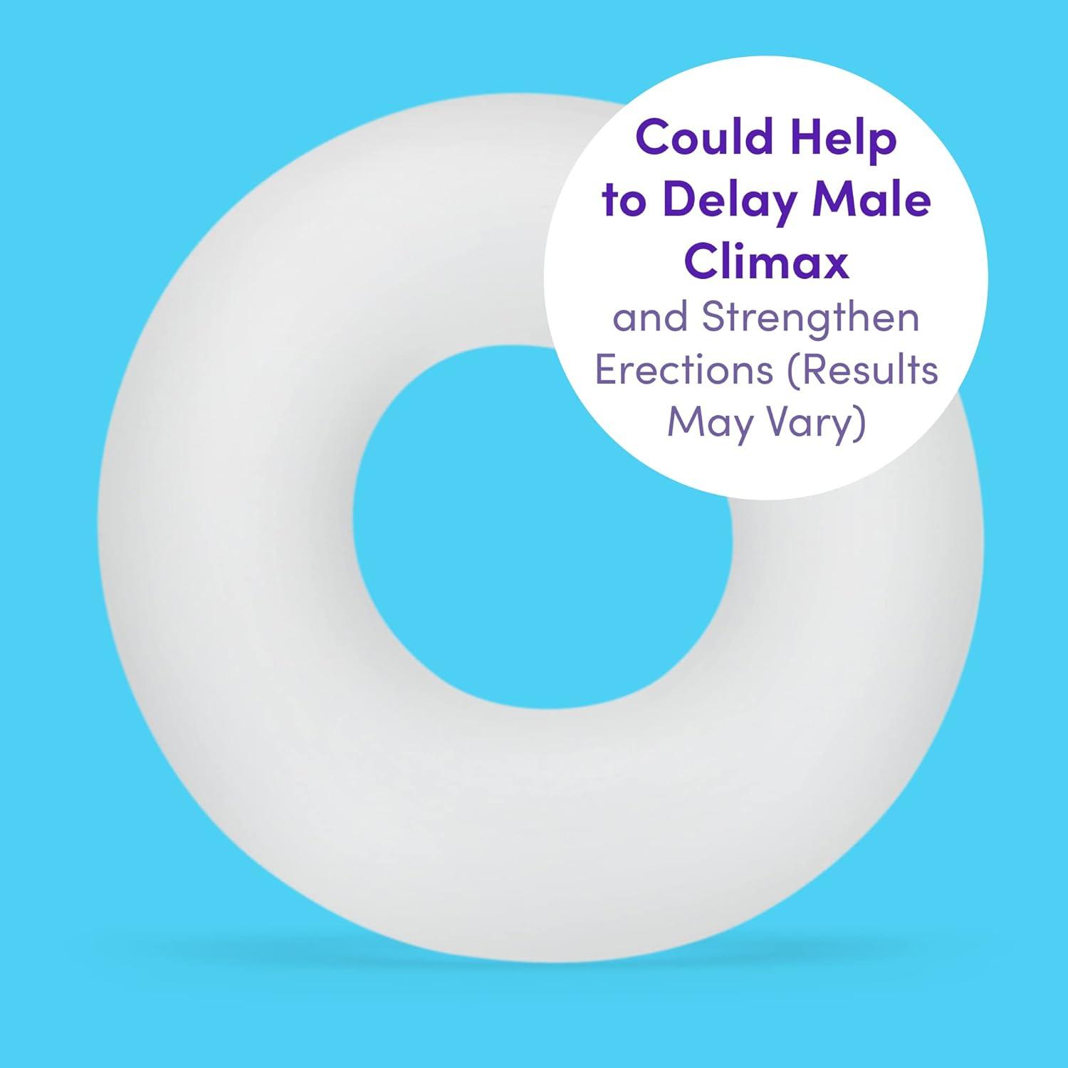 imageLovehoney Boost Comfort Cushion Cock Ring Extra Thick Smooth Penis Ring Waterproof Clear