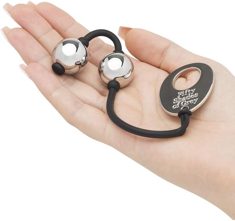 image:imageFifty Shades of Grey Inner Goddess Mini Silver Pleasure Balls for Kegel Toning 275 inch Circumference 85gSilver