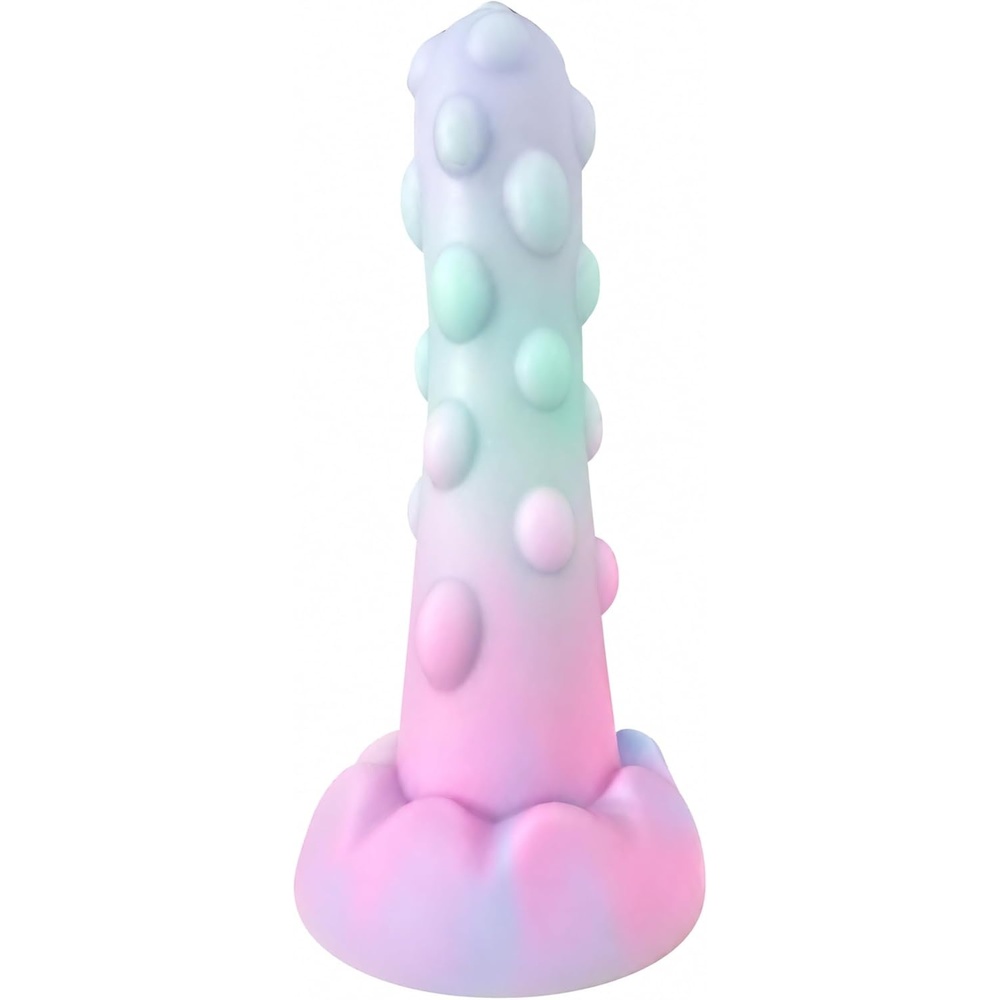 image:imageLovehoney Bubble Fantasy Dildo Adult Sex Toy  Thick Textured Silicone Monster Dildo with Strong Suction Cup  6 Inch GSpot Massager amp Anal Toy for Women Men amp Couples Play  Beginner Friendly