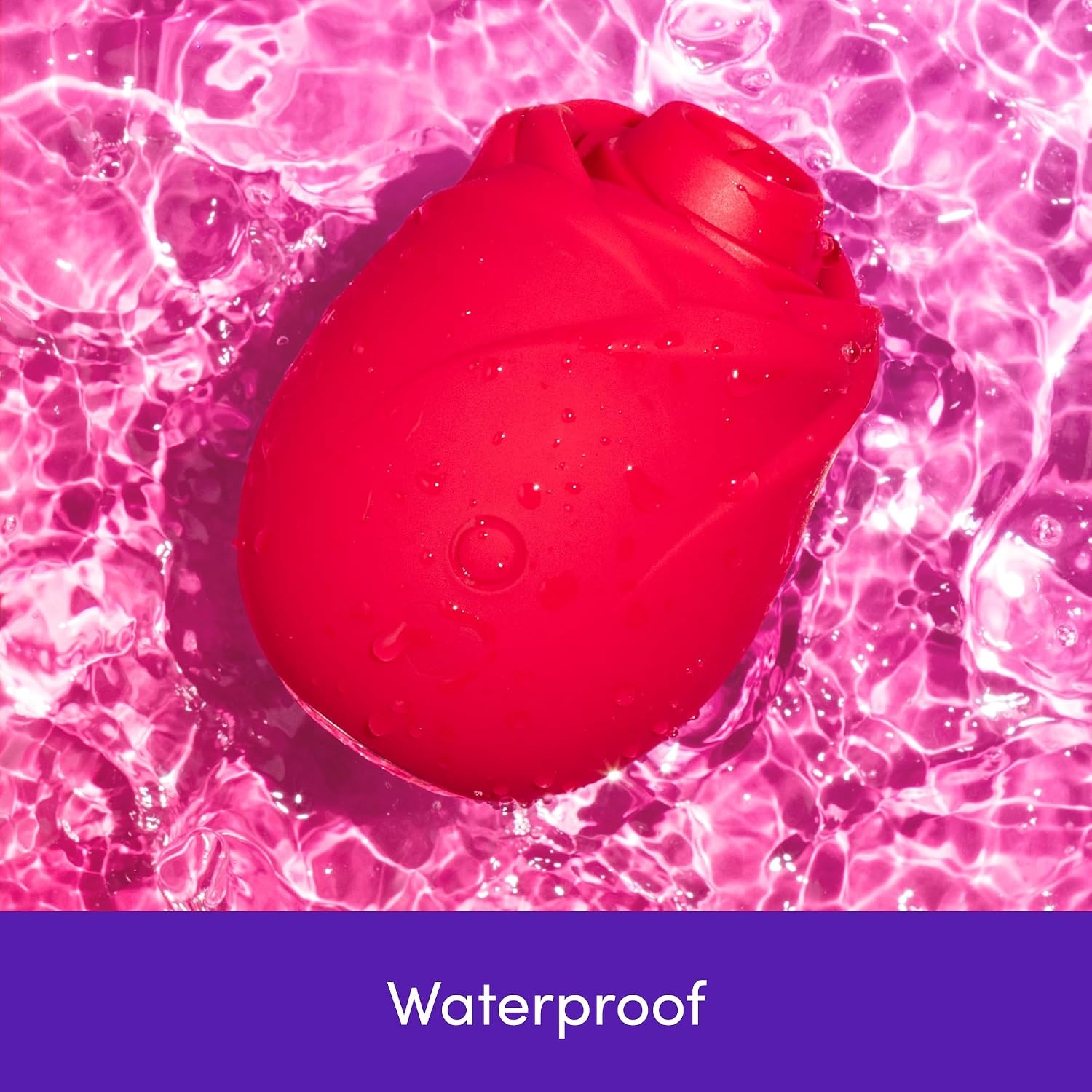 image:imageLovehoney Rose Clitoral Sucking Toy Rose Suction Vibrator with 6 Suction Speeds amp 4 Patterns Waterproof Rechargeable Clit Sucker for Women Air Pulse Clitoral Stimulator Adult Sex Toy Gift Red